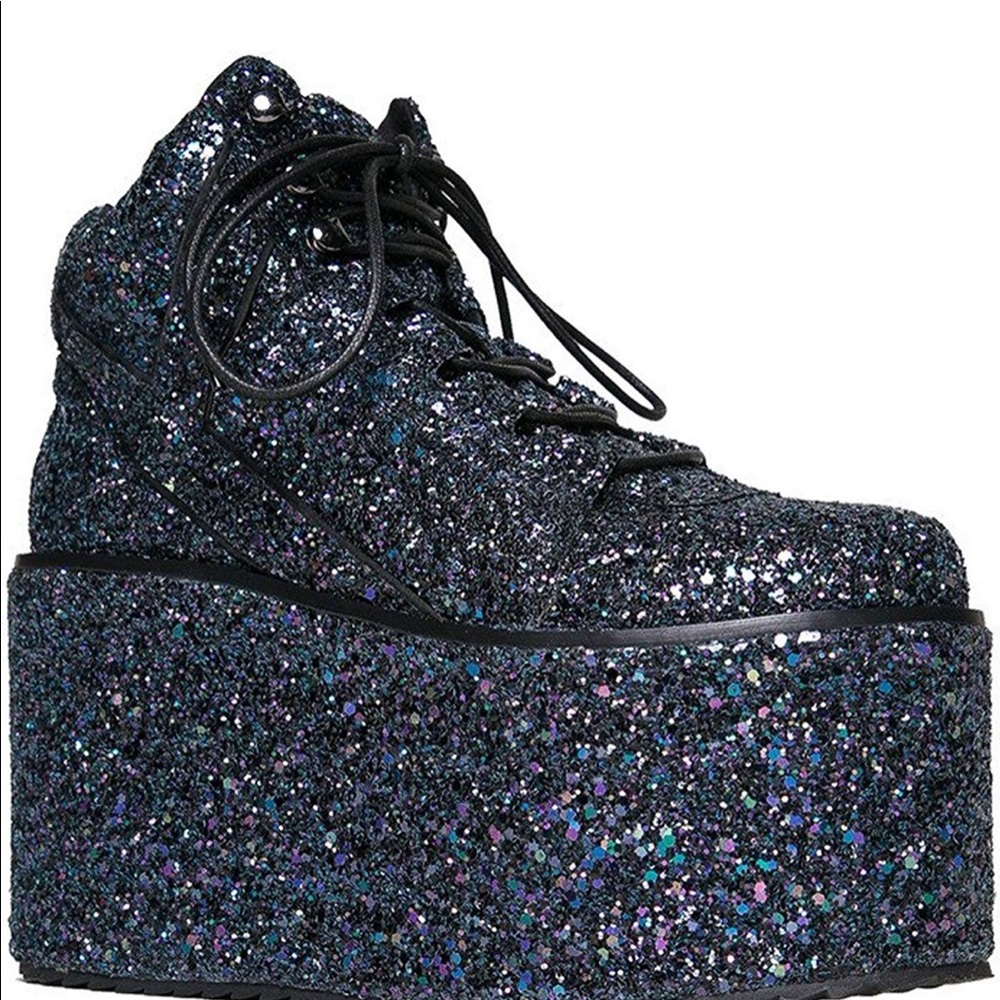 YRU QOZMO GLITTER GALACTIC BLACK GALAXY SZ 6